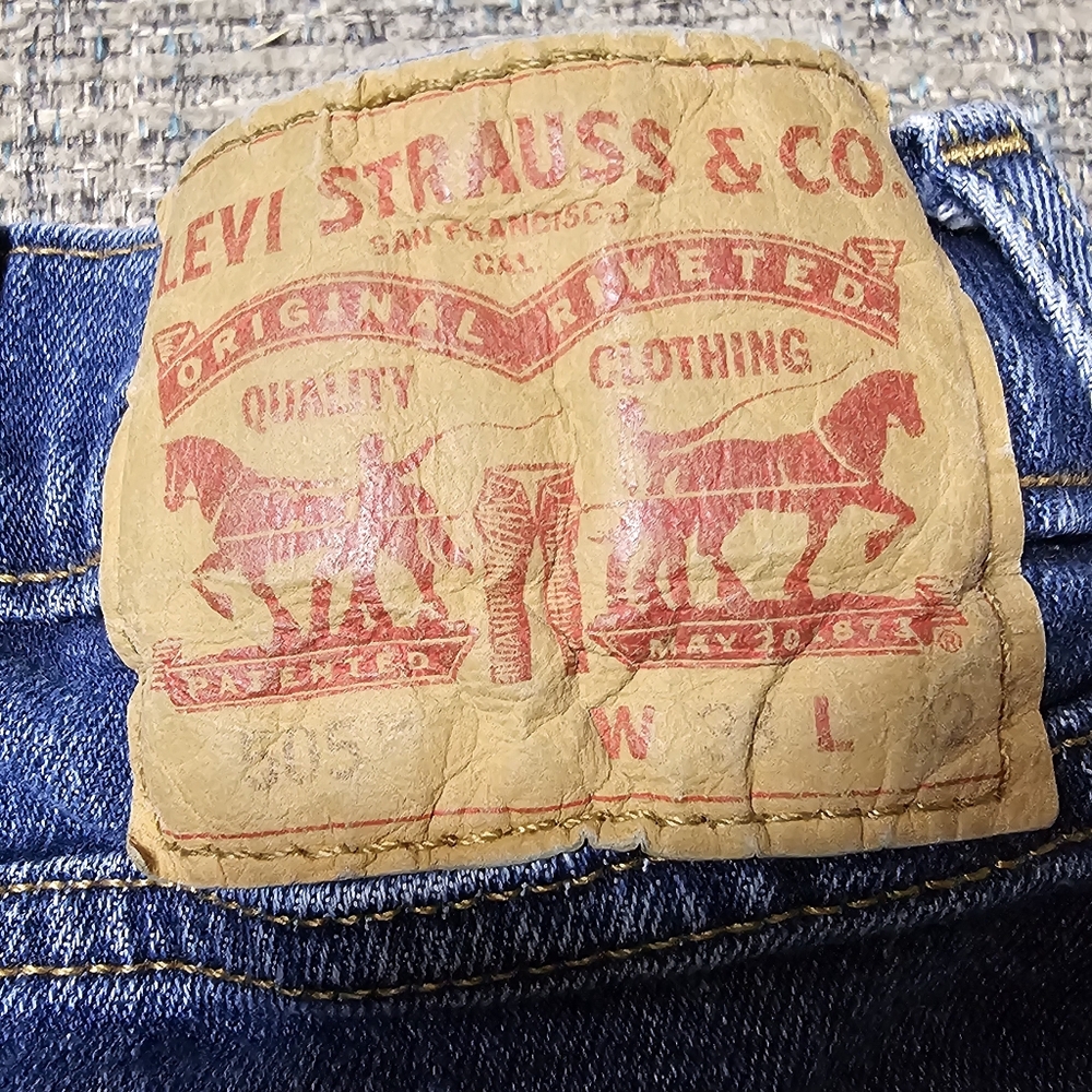Levis 505 Jeans 38x32 - Picture 2 of 6